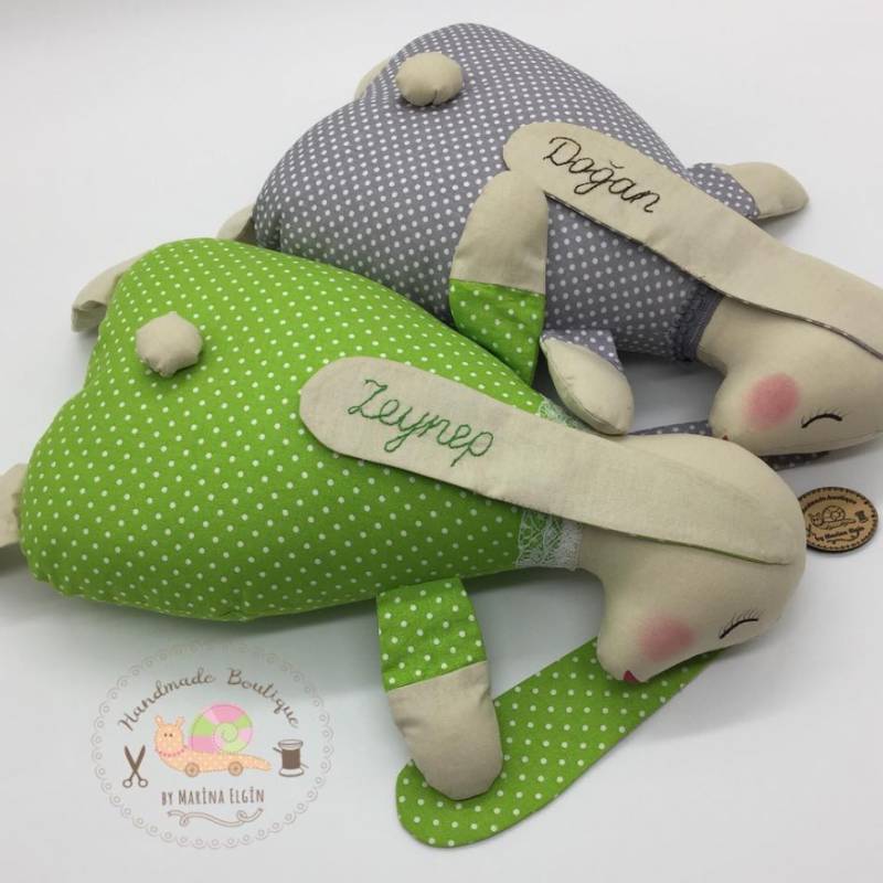 Personalized cuddly toy embroidered with name