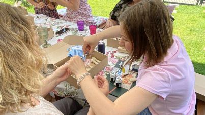 Outdoor doll workshop